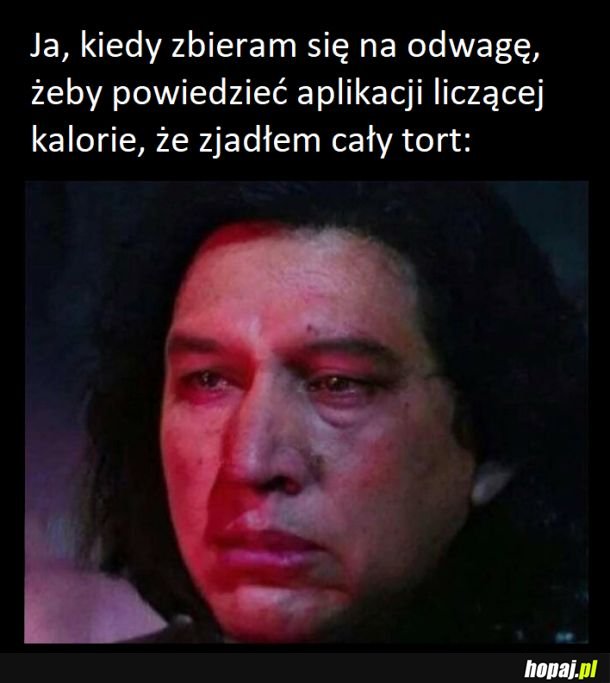 Chwila słabości, a teraz się męcz