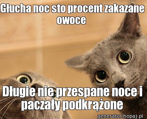 Głucha noc sto procent zakazane owoce 