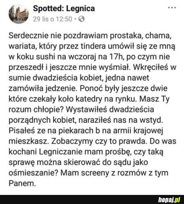 Co się stało w Legnicy