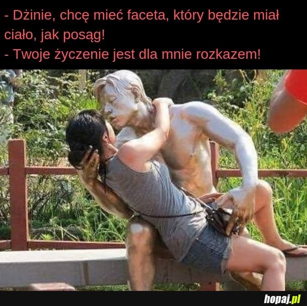Posągowy facet 