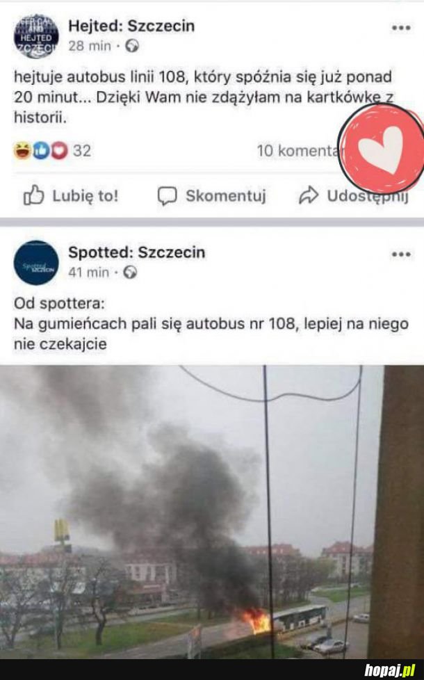 Autobus nie chciał