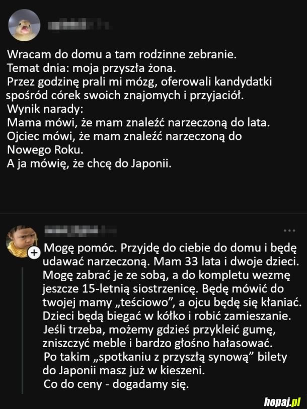 Chcieli synową to będą ją mieli