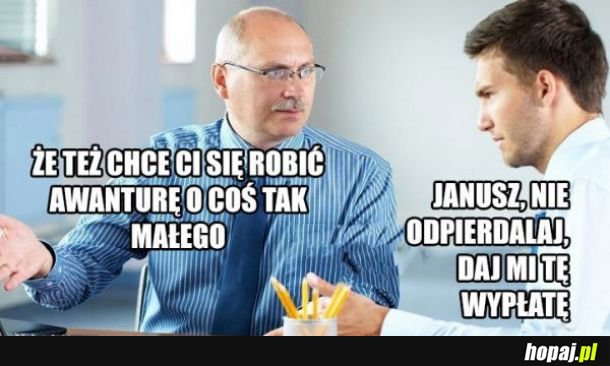 Awantura z szefem