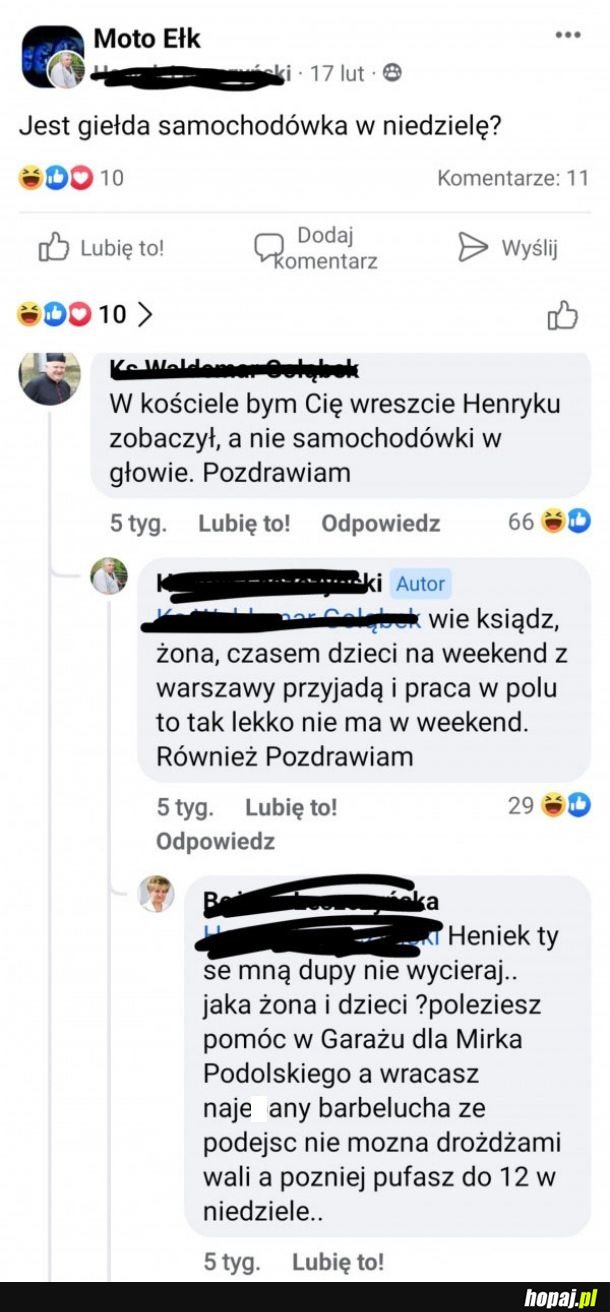 To się doigrał