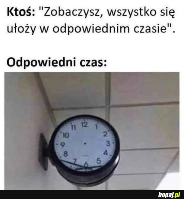 Może kiedyś nastanie