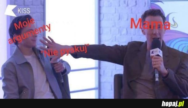 Dyskusja z mamą 