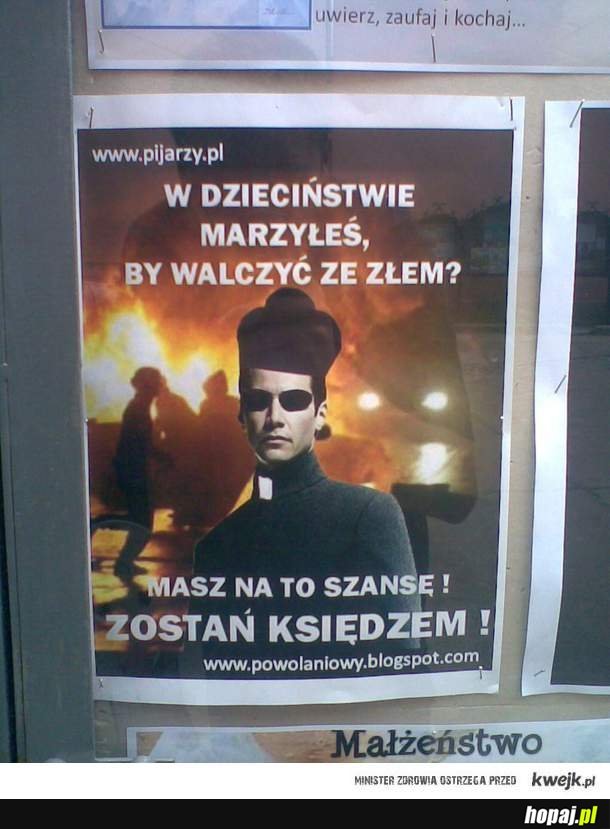 Już teraz zostań ksiedzem !