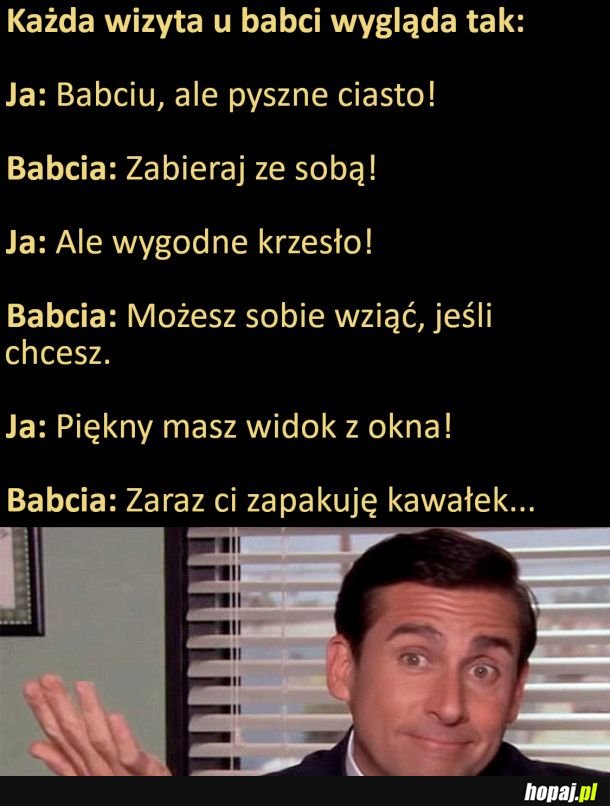 Typowa wizyta u babci