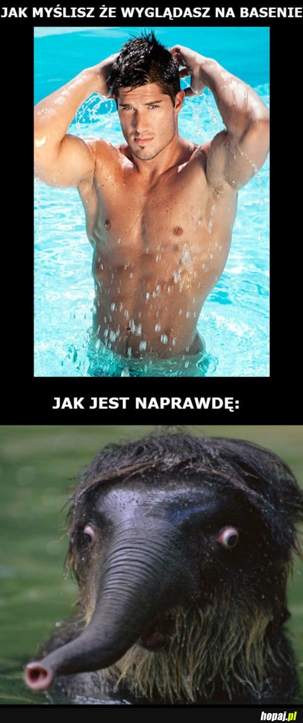 JAK WYGLĄDASZ NA BASENIE