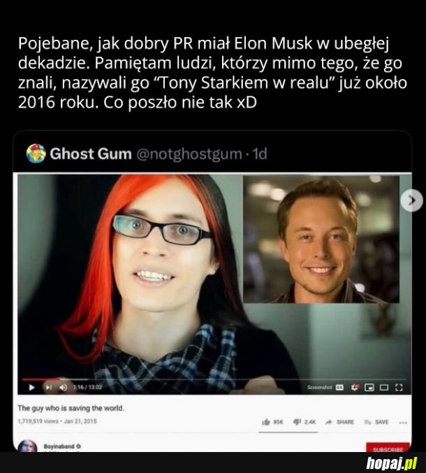 Chłop pewnie zwolnił cały dział PR