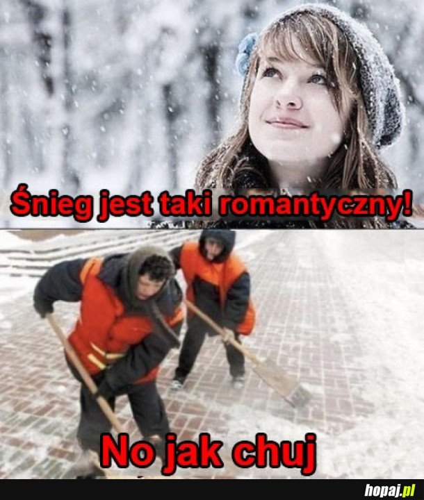 ŚNIEG TAKI ROMANTYCZNY