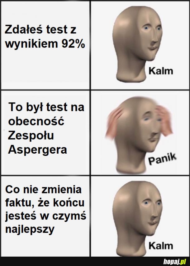 Będę się starać aby uzyskać 100% następnym razem