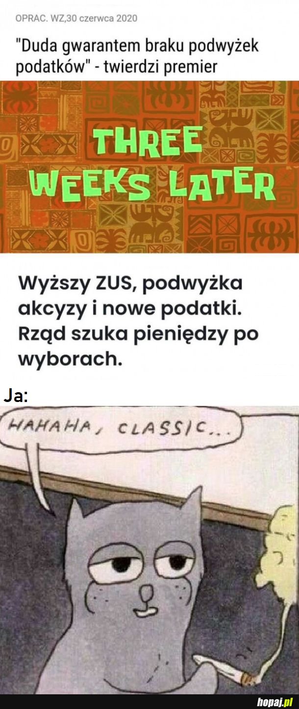 No kto by się spodziewał