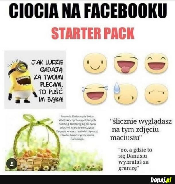 Ciocia na facebooku