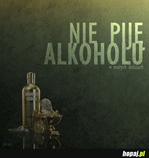 Nie piję alkoholu