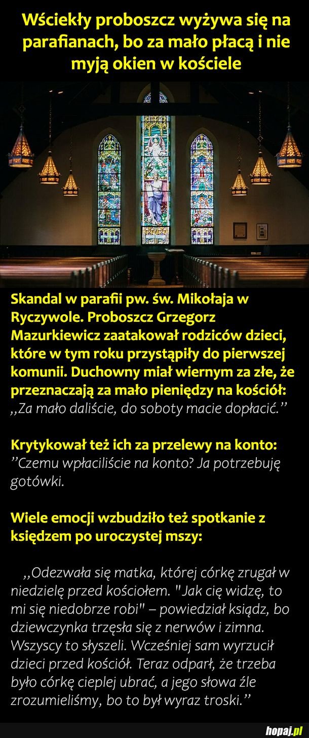 Wściekły proboszcz