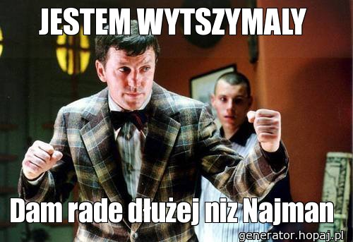 JESTEM WYTSZYMALY