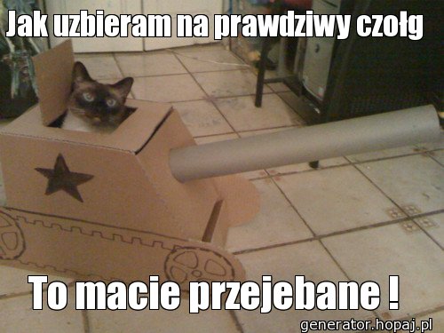 Jak uzbieram na prawdziwy czołg 