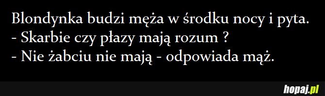 Blondynka budzi męża w środku nocy