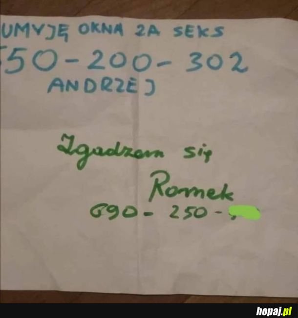 A czy ty już umyłeś okna na święta?