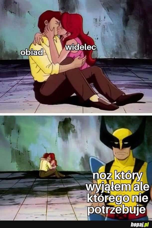 Kroję kotleta widelcem