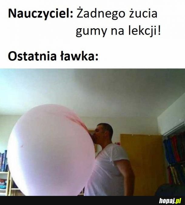 Ostatnia ławka zawsze