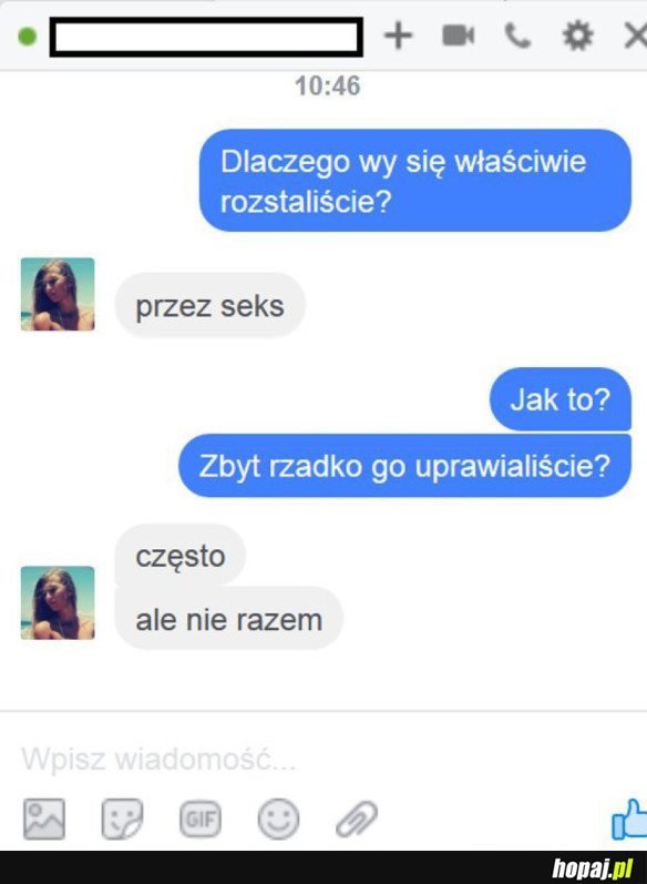 Rozstanie przez seks