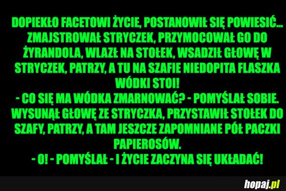 ŻYCIE JEST PIĘKNE