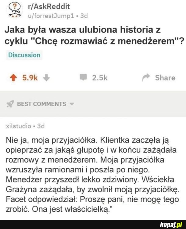 Nie udało się Grażynce