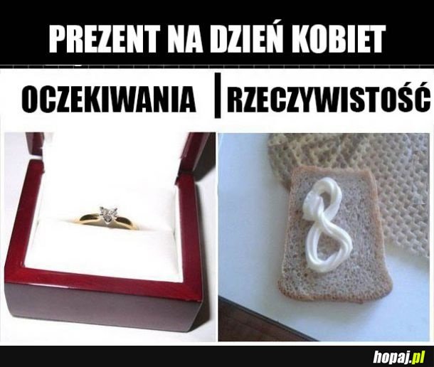 Prezent na Dzień Kobiet