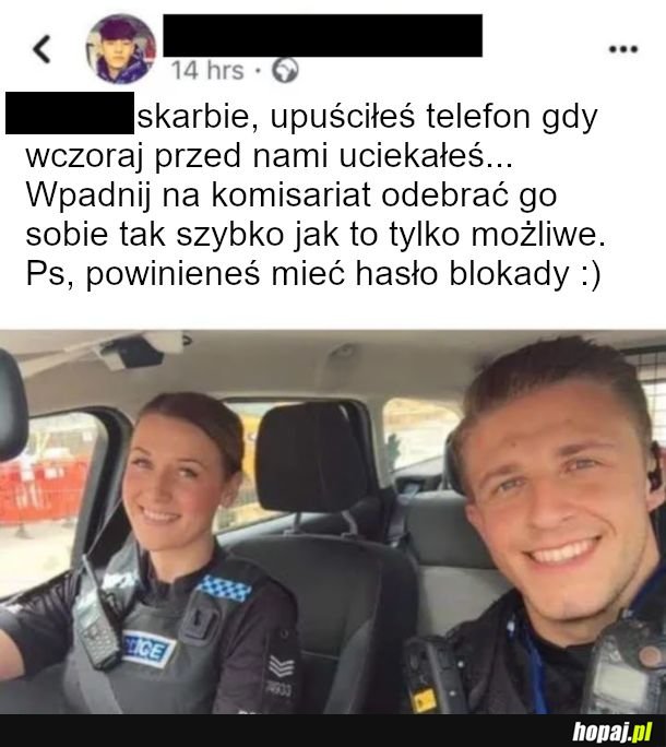  pozdrowieniaz policji