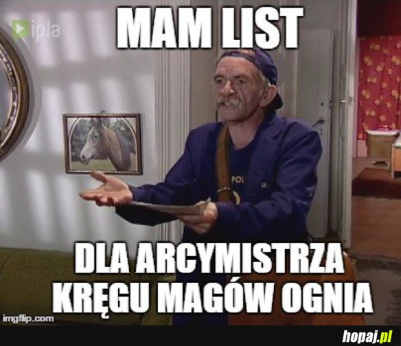 LIST OD MAGÓW