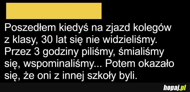 Zjazd kolegów z klasy