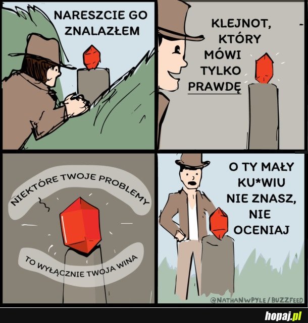 KLEJNOT, KTÓRY MÓWI PRAWDĘ