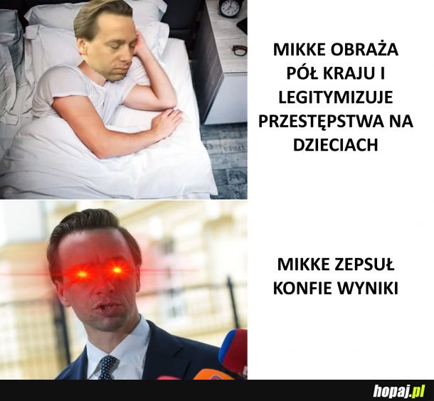 Czemu nie wywalili Mikke od razu po jego słowach?