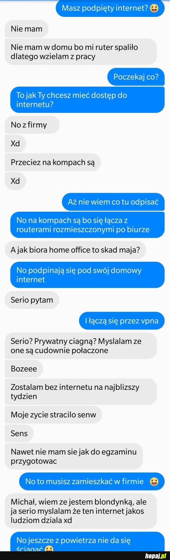 Podpięty internet