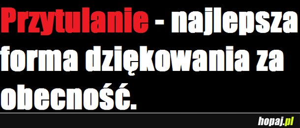 Najlepsza forma dziękowania za obecność