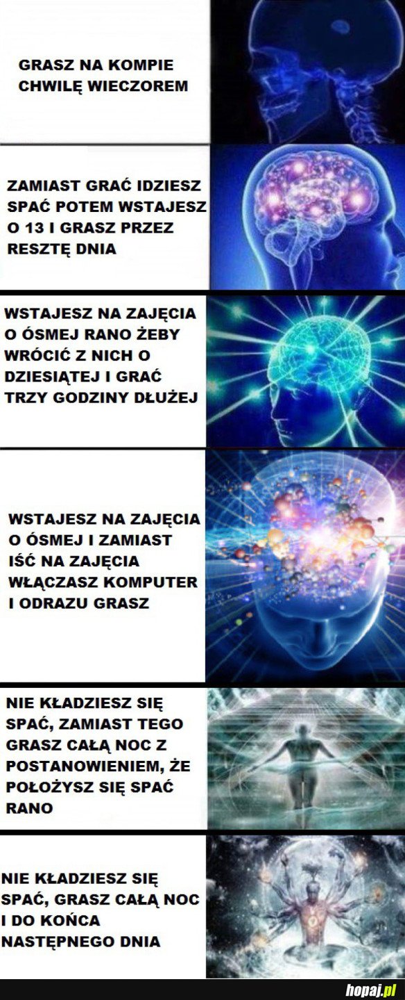 STANY UMYSŁU WEDŁUG GRACZA