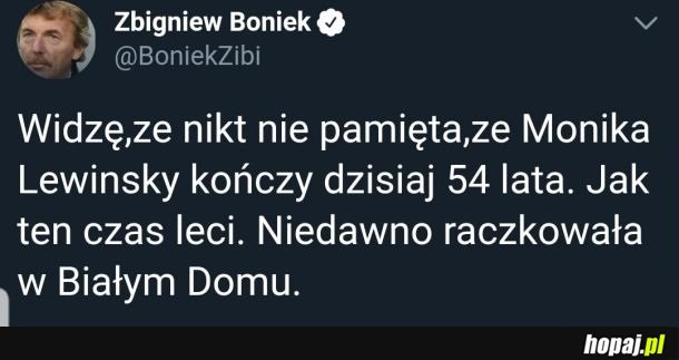 Boniek Pamiętał