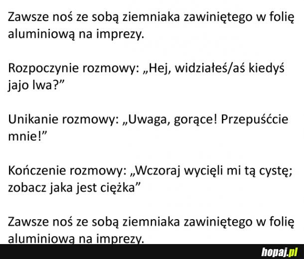 Doskonały, imprezowy lifehack