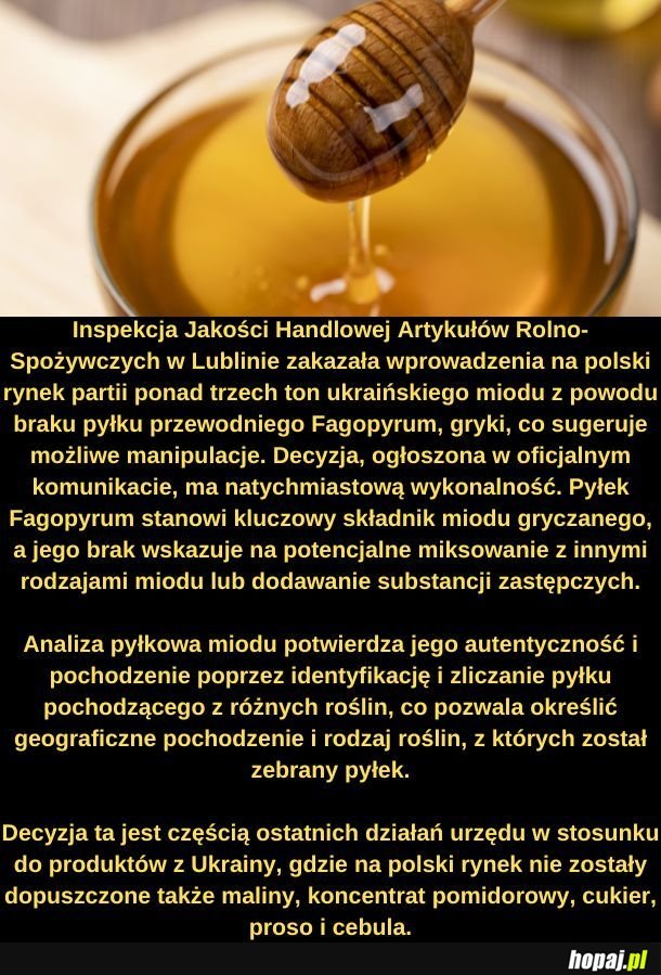 Fałszerze miodu.