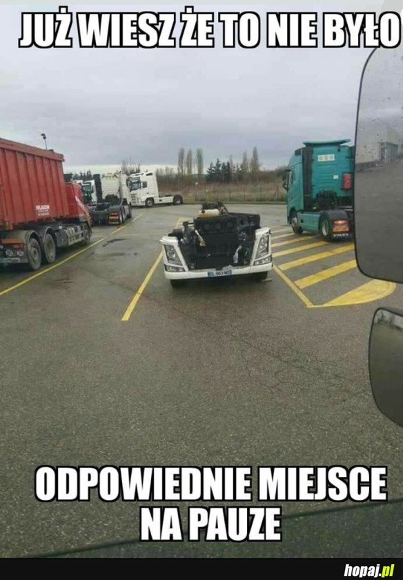 TO NIE BYŁO DOBRE MIEJSCE NA POSTÓJ