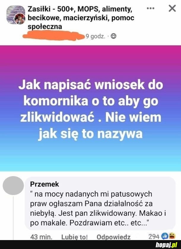Zlikwidować komornika