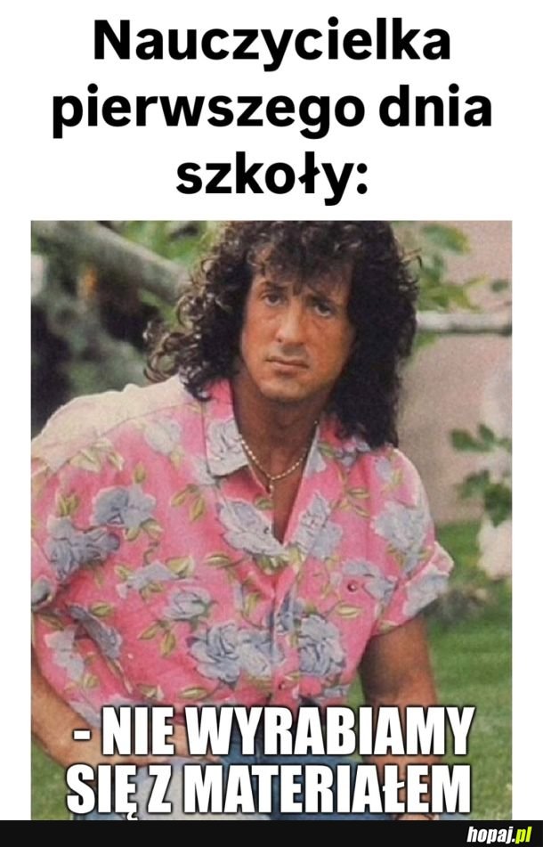 Taka szczerość na początek nowego roku szkolnego