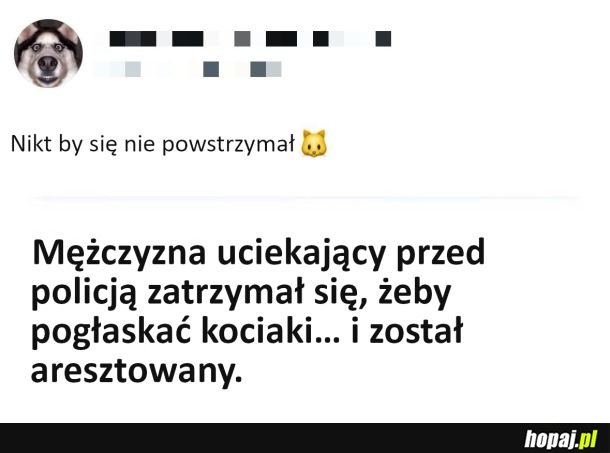 Ciężko się powstrzymać