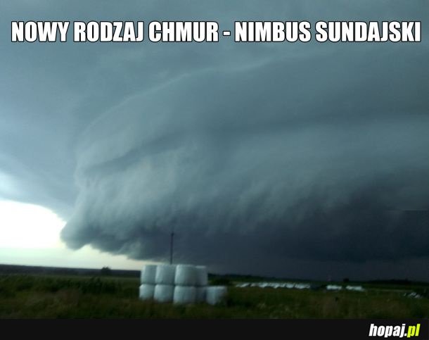Nowy rodzaj chmur.